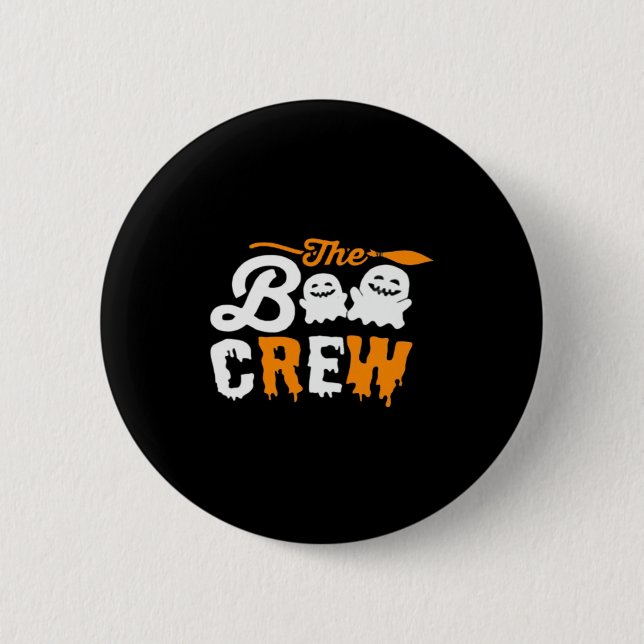 The Boo Crew Oversized T-Shirt Button (Vorderseite)