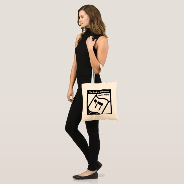 The Book of Life Podcast Logo Tote Tasche (Vorderseite (Model))