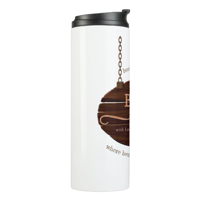 The Books & Brews 3" Magnet Thermosbecher (Nach links gedreht)