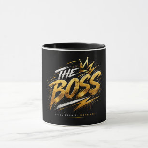 The Boss Crown – Gold Luxus Power Becher Tasse