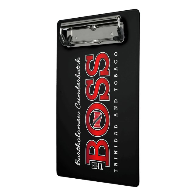 The Boss Trinidad & Tobago Mini Klemmbrett (Gewinkelt2)