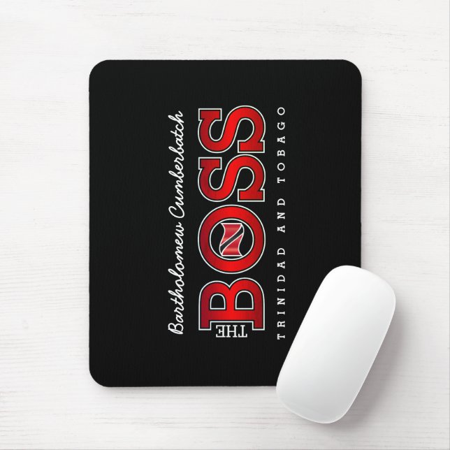 The Boss Trinidad & Tobago Mousepad (Mit Mouse)