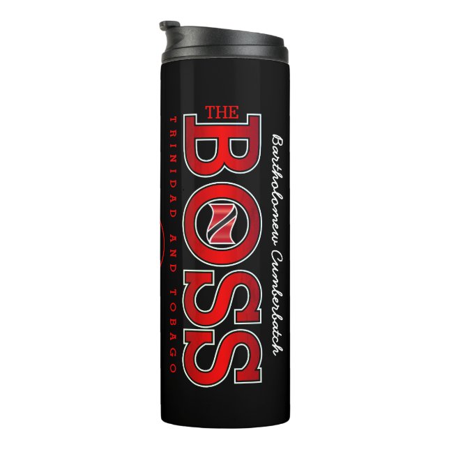 The Boss Trinidad & Tobago Thermosbecher (Nach rechts gedreht)