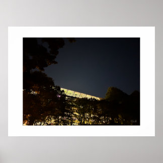 "The Bosuil Stadium by Night" - Poster