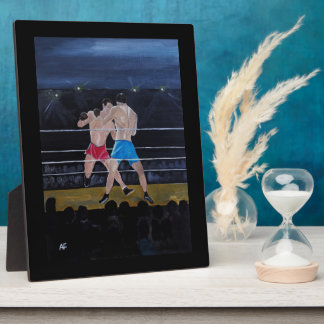 The Boxers Painting by Alfred Fox Fotoplatte