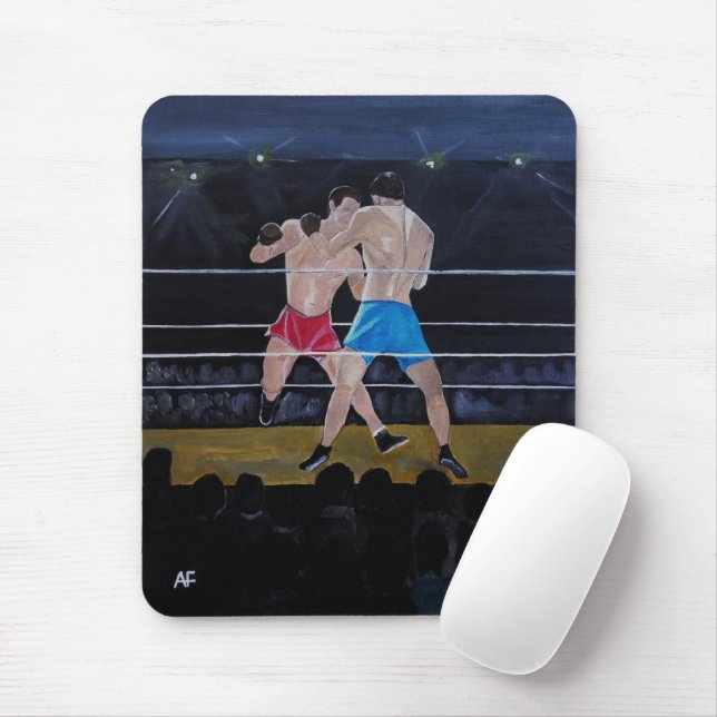 The Boxers Painting by Alfred Fox Mousepad (Mit Mouse)