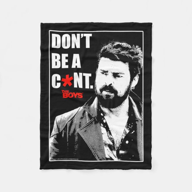 The Boys Butcher Don't Be A... Small  Fleecedecke (Vorderseite)