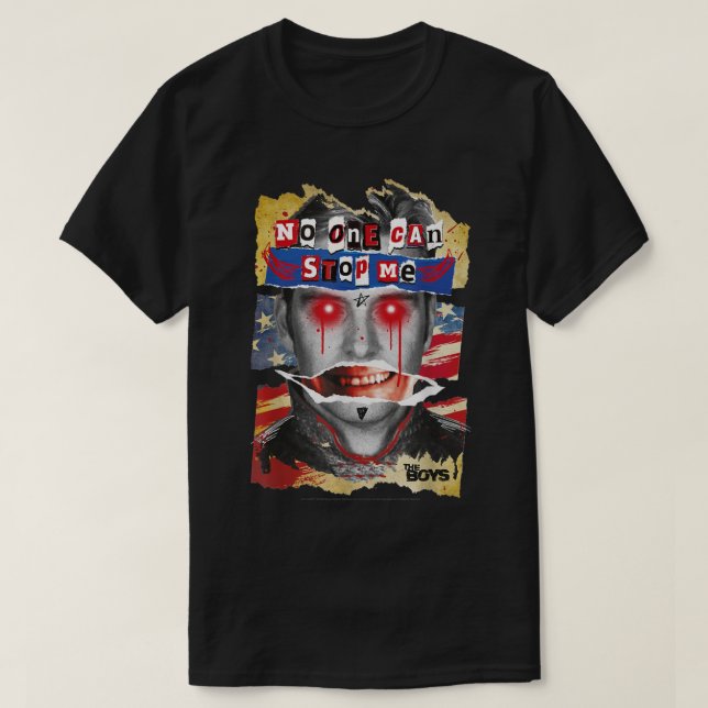 The Boys Homelander Magazine Collage Poster  T-Shirt (Design vorne)