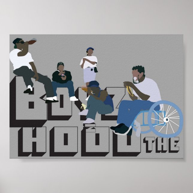 The boys in the hood  poster (Vorne)