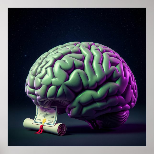 The Brain: Your Ultimate Qualification Poster (Vorne)
