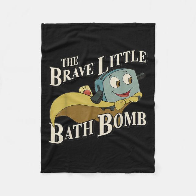 The Brave Little Bath Bomb  Fleecedecke (Vorderseite)