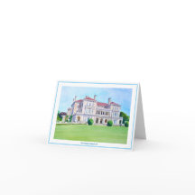 The Breakfast Newport RI Blank Note Card