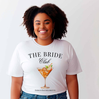 The Bride Club Apple Martini Cocktail Social Club T-Shirt