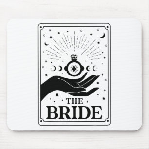 The Bride Future Mrs. Tarot Gothic Brautparty Bac Mousepad