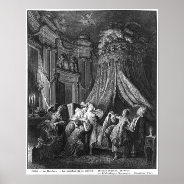 The bride's going-to-bed ceremony poster (Vorne)