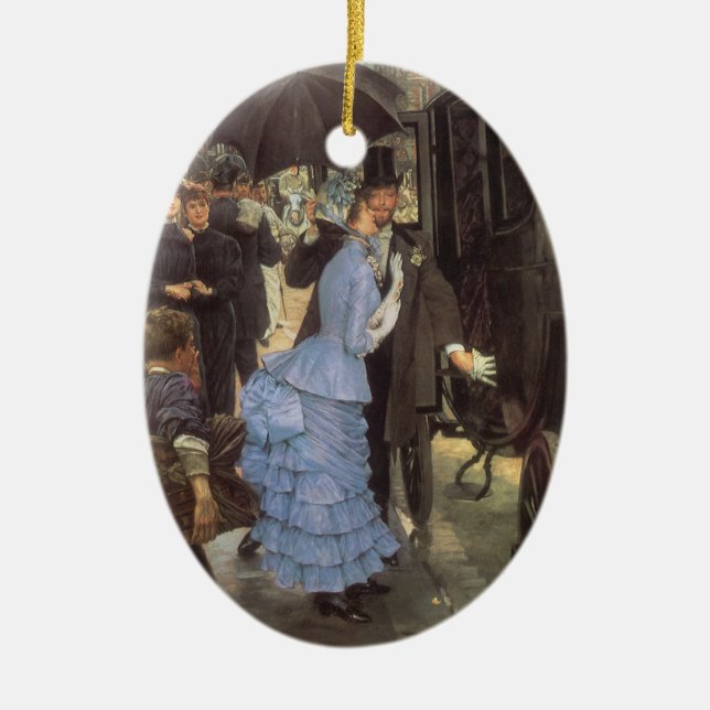 The Bridesmaid (alias The Traveller) von James Tis Keramikornament (Vorne)