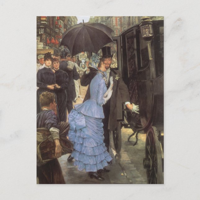 The Bridesmaid (alias The Traveller) von James Tis Postkarte (Vorderseite)
