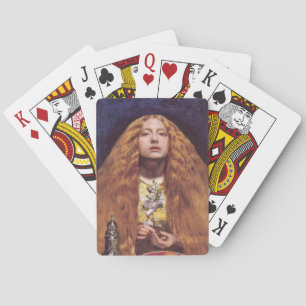 The Bridesmaid (von John Everett Millais) Spielkarten
