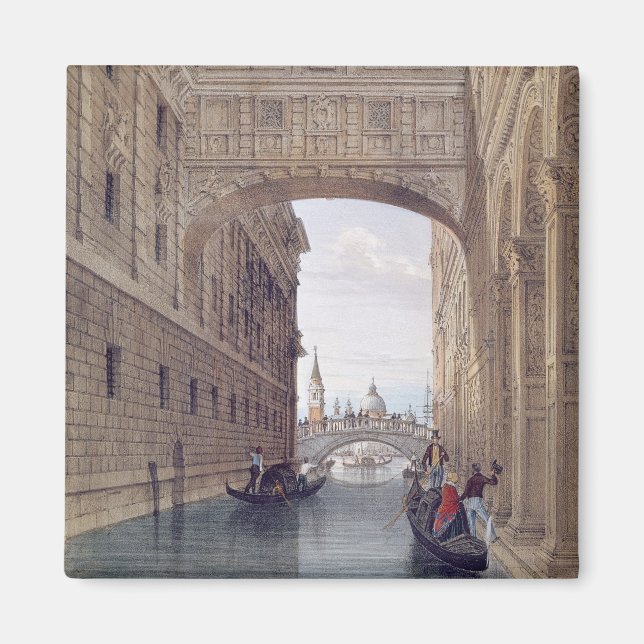The Bridge of Sighs, Venice, engraved by Lefevre ( Magnet (Vorne)