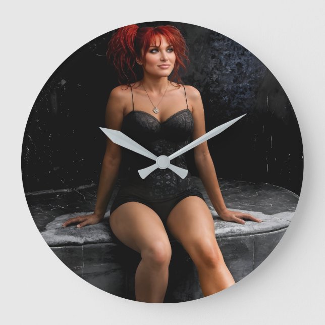 The Brightest Spot clock Große Wanduhr (Vorderseite)