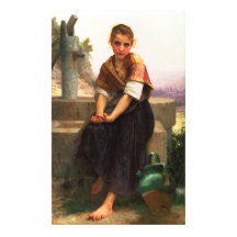 The Broken Pitcher von William-Adolphe Bouguereau