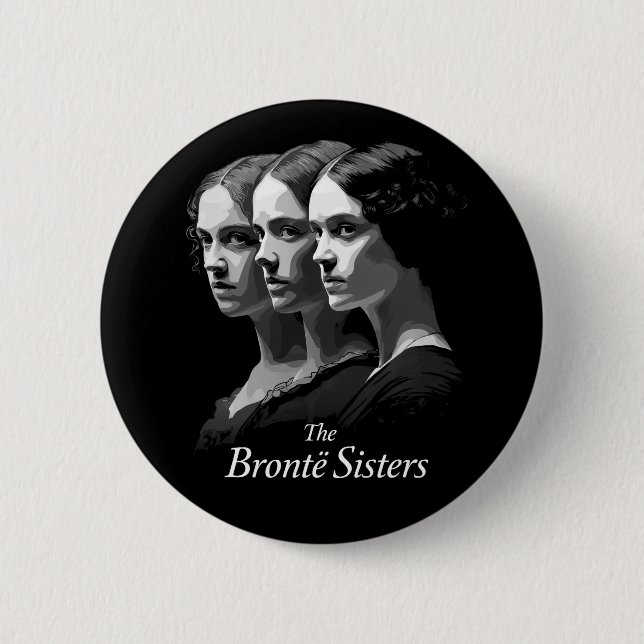 The Brontë Sisters Button (Vorderseite)