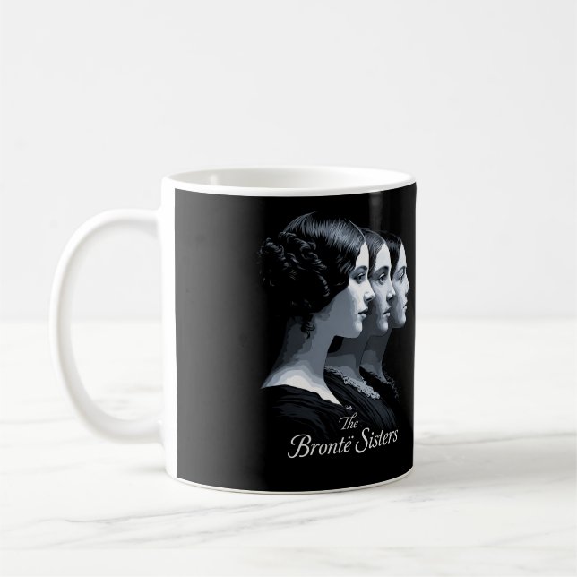 The Brontë Sisters Kaffeetasse (Links)