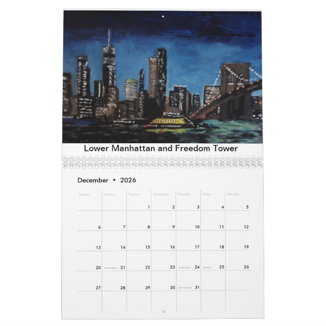 The Brooklyn Bridge 2022 Calendar Kalender (Dez 2026)