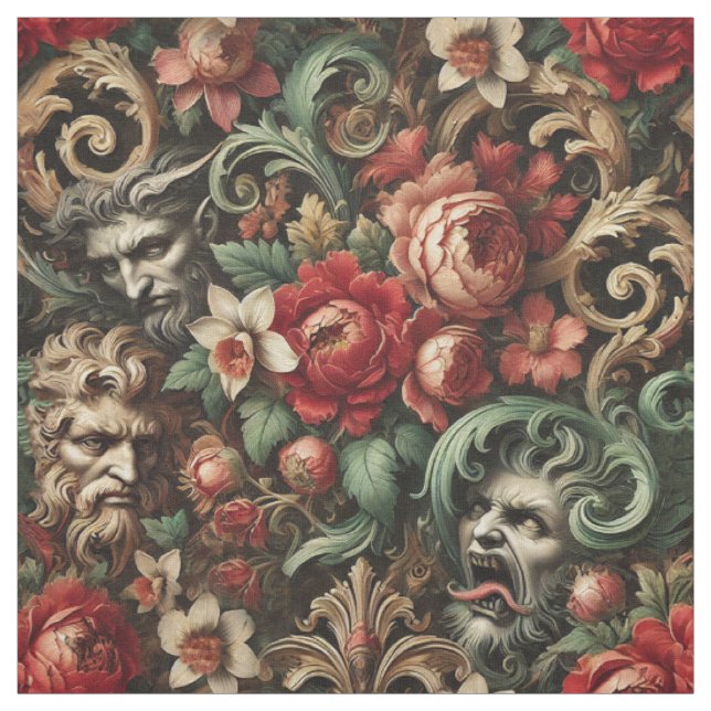 The Brothers Green - Gothic Statement Tile Stoff (Muster)