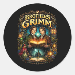 The Brothers Grimm Runder Aufkleber