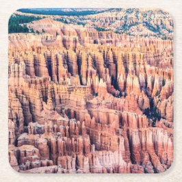 The Bryce Canyon National Park - Utah, USA Rechteckiger Pappuntersetzer