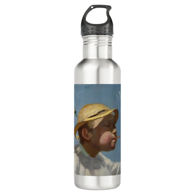 The Bubble Boy (von Paul Peel) Edelstahlflasche (Vorderseite)