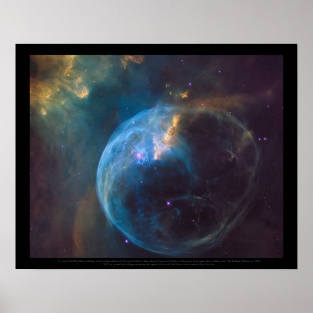 The Bubble Nebel, oder NGC 7635 Poster (Vorne)
