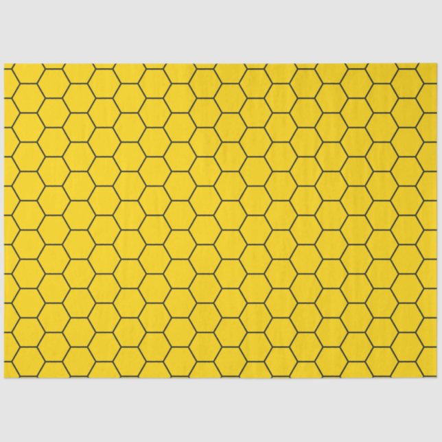The Bumble Bee and Honey Series Design 11 Seidenpapier (Vorderseite)
