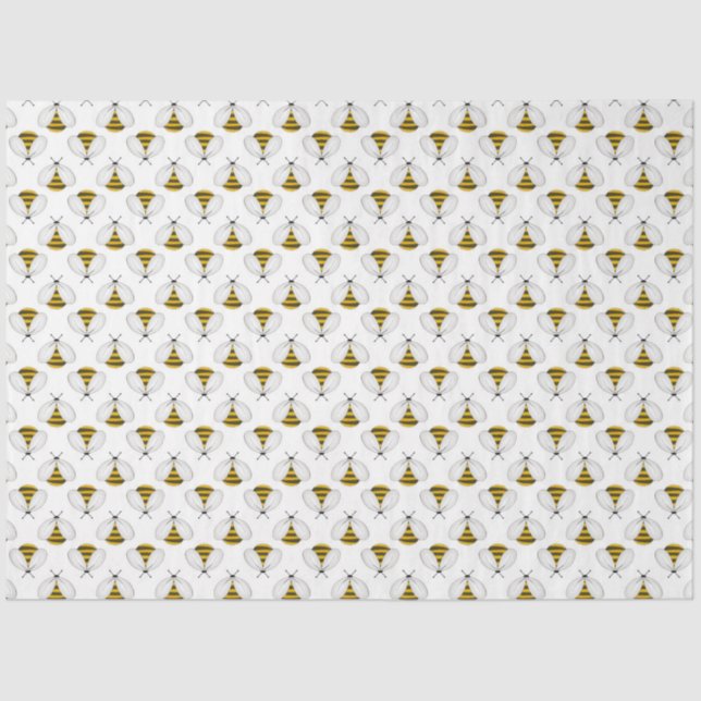 The Bumble Bee and Honey Series Design 8 Seidenpapier (Vorderseite)