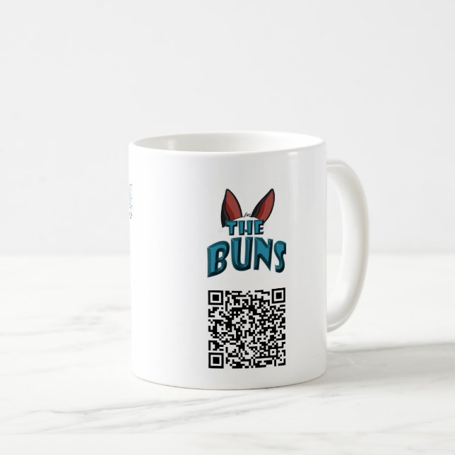 The Buns - Hefty Hares : Risky Bun ness Kaffeetasse (VorderseiteRechts)