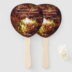 "The Burning Bush"-Handfans Fächer