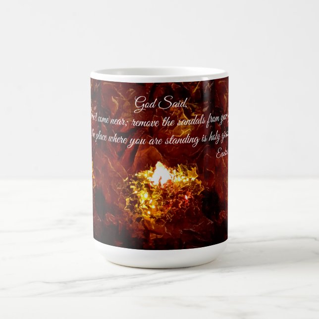 "The Burning Bush" Kaffeetasse (Mittel)