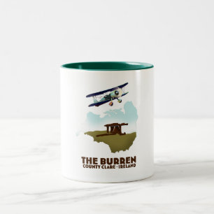The Burren County Clare Irland Zweifarbige Tasse