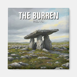 The Burren Ireland Poulnabrone Dolmen Travel Magnet