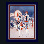 "The Bystander" Art Deco Print von Wilton Williams Poster<br><div class="desc">"The Bystander" - von Wilton Williams - Art Deco Fashion Print ca. 1925</div>