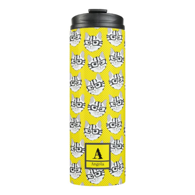 The Cadstudios Yellow Thermosbecher (Vorderseite)