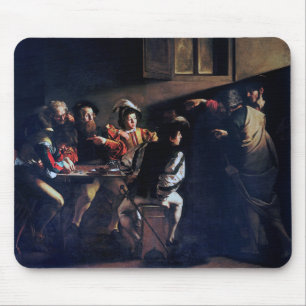 The Calling of Saint Matthew, Caravaggio Mousepad
