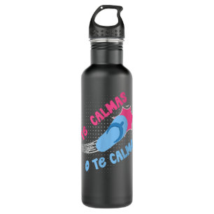 The Calmas O Te Calmo Funny mexikanisch Spanisch H Edelstahlflasche