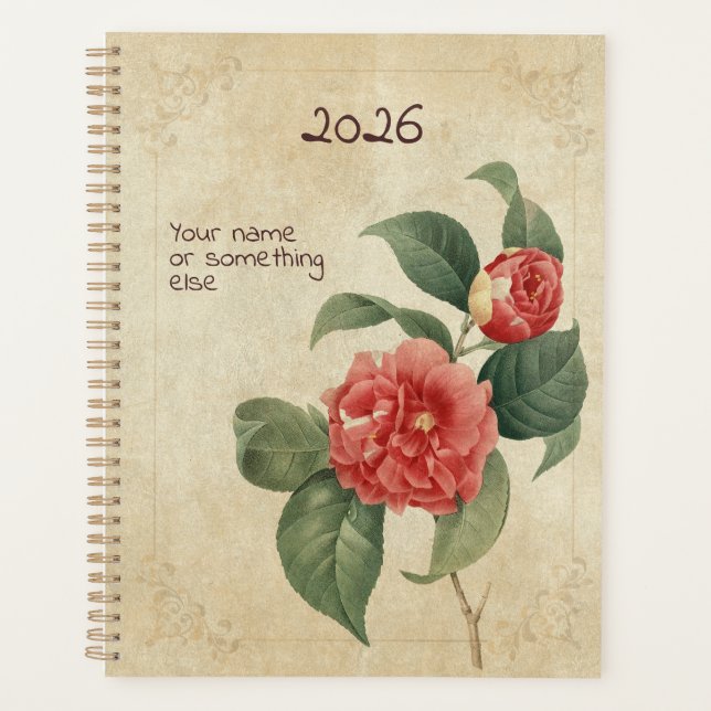 The Camellia Keeper Planner: Winter's Rose Edition (Devant)