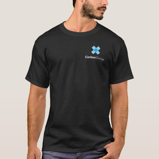 The Canton Group Basic Dark T - Shirt mit gestapel (Vorderseite)