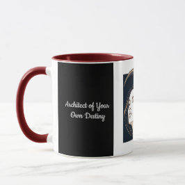 The Capricorn Lady: Sophisticated Two-Tone Mug Tasse