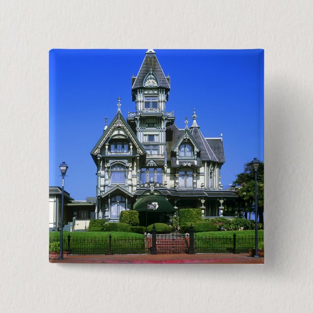 The Carson Mansion in Eureka, California Button (Vorderseite)