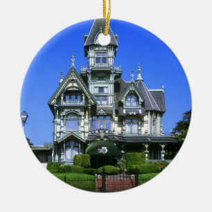 The Carson Mansion in Eureka, California Keramik Ornament