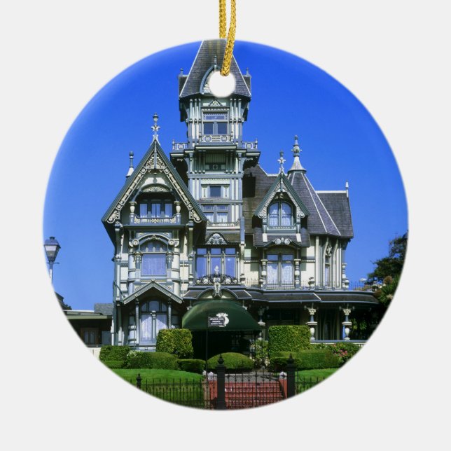 The Carson Mansion in Eureka, California Keramik Ornament (Vorne)